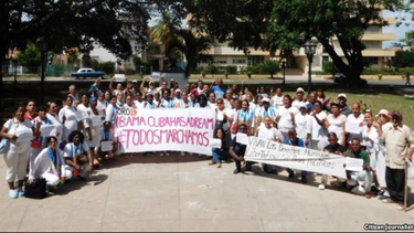 cuba: mensajes a obama, marchas y arrestos en jornada dominical