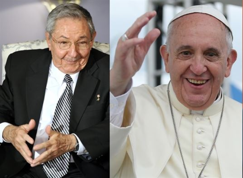 Papa Francisco Raul Castro