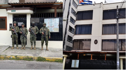 ecuador despliega militares en la embajada de cuba en quito tras expulsion del cuerpo diplomatico ecuador despliega militares en la embajada de cuba en quito tras expulsion del cuerpo diplomatico