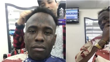chocolate se somete a un tratamiento de alisado y asi le quedo el pelo
