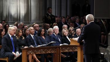 Club de presidentes de EEUU se reúne por funeral de Bush