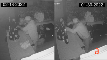 captado en camara un ladron que regreso al mismo restaurante que habia robado 3 semanas antes