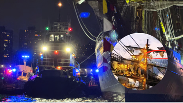tragedia en nueva york: buque escuela cuauhtemoc choca contra el puente de brooklyn; hay dos muertos y 20 heridos