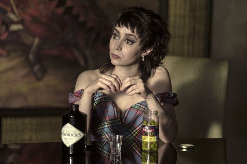 Esta imagen difundida por HBO muestra a Cristin Milioti en una escena de The Penguin. (HBO via AP)