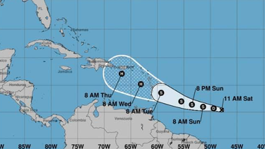 depresion tropical podria fortalecerse al acercarse a caribe