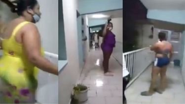 protesta en centro de aislamiento de la habana