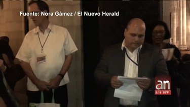 la seguridad cubana expulso a la prensa de miami en visita de diaz canel y maduro a iglesia de harlem