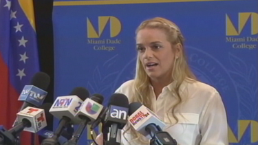 en venezuela se viola el derecho a la vida, lilian tintori en miami