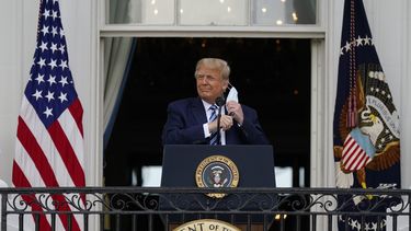 Trump asegura estar sano para volver a la batalla electoral