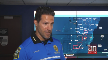 america noticias entra en exclusiva al comando central de la policia escolar de miami-dade