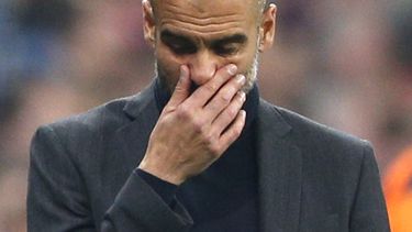 americateve | El t&eacute;cnico de Bayern Munich, Pep Guardiola, gesticula durante un partido contra Real Madrid por la Liga de Campeones el martes, 29 de abril de 2014, en Munich, Alemania. (AP Photo/Matthias Schrader)