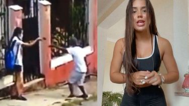 influencer cubana muestra video de como su mejor amiga fue asaltada y despojada de su telefono celular a punta de cuchillo