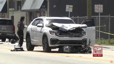 un motociclista fue atropellado mortalmente en la pequena habana por un conductor que se dio a la fuga