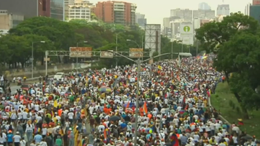 violenta represion contra miles de venezolanos que marcharon contra el gobierno y el tribunal supremo