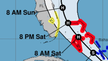 huracan isaias pasa por las bahamas; florida se prepara