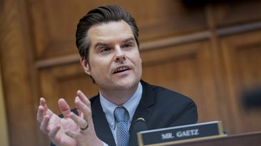 ARCHIVO - El representante Matt Gaetz habla en el Capitolio en Washington el martes 12 de marzo de 2024. (AP Foto/Nathan Howard, Archivo)