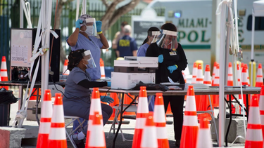 a partir de julio se acabaran las pruebas gratuitas de coronavirus en el condado miami-dade