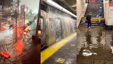 videos: inundaciones catastroficas paralizan nueva york mientras ida arrasa con todo a su paso