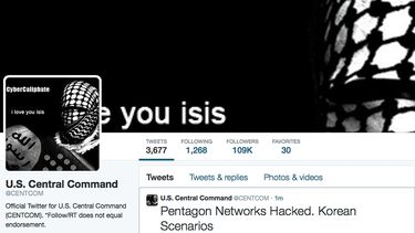 Atacan cuenta en Twitter del Comando Central de EEUU