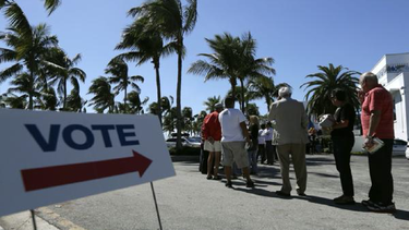 las elecciones de hoy en florida han sido de participacion moderada pero superan las del 2014