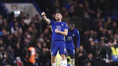 El volante Mateo Kovacic durante un partido de Chelsea, el 2 de enero de 2022. Kovacic ha fichado con el Manchester City. (Adam Davy/PA vía AP)