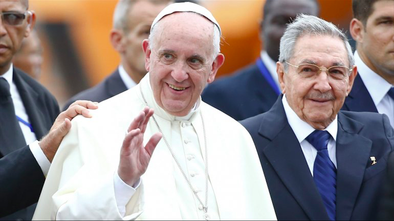 el papa y raul