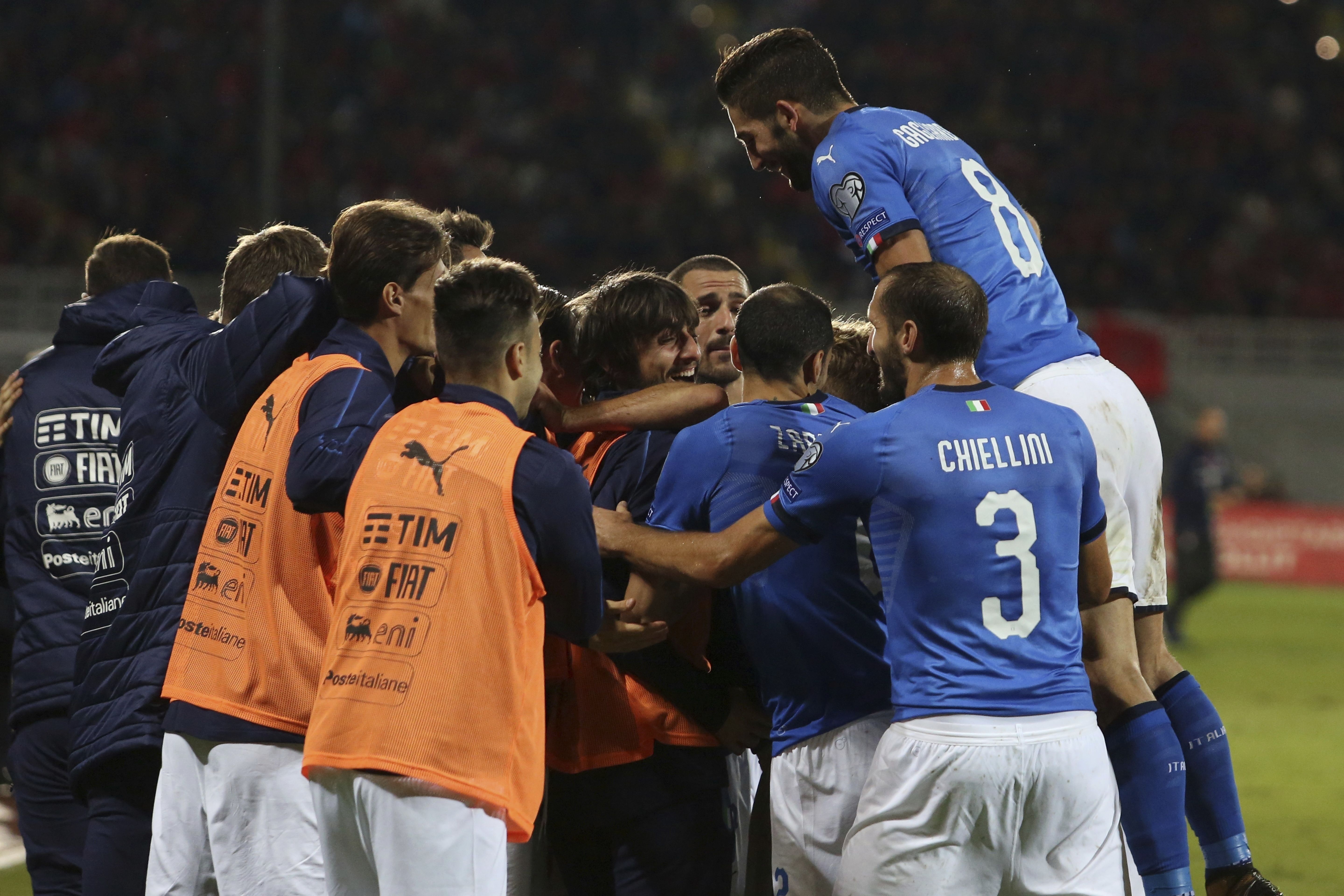 Italia se enfrentará a Suecia en eliminatorias para Mundial