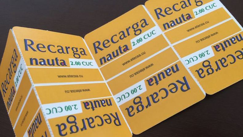 Bonos de recarga para Nauta.