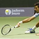 Astana:Djokovic a la final por retiro de Medvedev con lesión