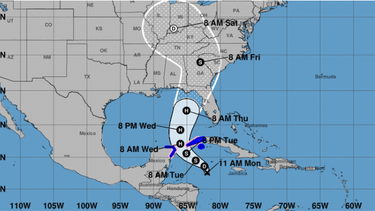 se forma el potencial huracan helen en el caribe, con posible impacto en cuba y florida