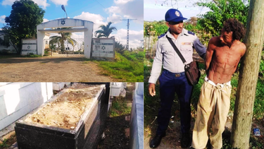 detienen a ladron de lapidas en cementerio de judios en guanabacoa