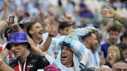 hinchas argentinos en qatar tambien juegan la final