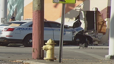 policia de miami gravemente  herido tras accidente en wynwood
