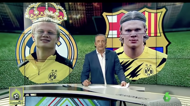 haaland se acerca a espana: su representante y su padre se reunen con el barcelona y el real madrid