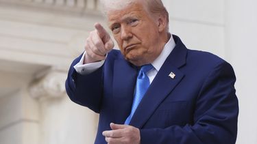El presidente estadounidense Donald Trump durante un evento en Arlington, Virginia, el lunes 26 de mayo de 2025. (AP Foto/Jacquelyn Martin)