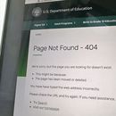 Esta fotografía muestra una página del sitio web del Departamento de Educación de Estados Unidos el 24 de enero de 2025, en Washington. (AP Foto/Alex Brandon, Archivo)
