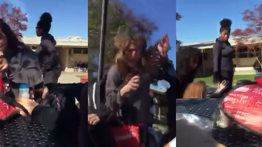 feroz golpiza a una estudiante que apoyaba a donald trump