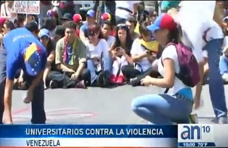 Venezuela llega a su decimo tercer día de protestas estudiantiles en medio de mas represión y amenazas del gobierno.