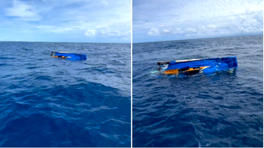 encuentran balsa volcada frente a los cayos de florida: el destino de sus ocupantes es incierto
