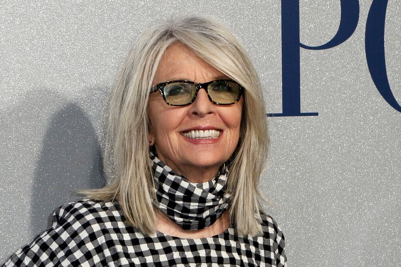 Diane Keaton llega a la premiere de Poms en Los Ángeles el 1 de mayo del 2019. (Willy Sanjuan/Invision/AP)