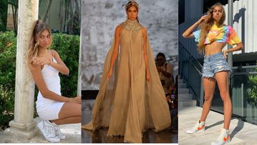 lina luaces: hija de lili estefan deslumbra en su debut en la semana de la moda de nueva york