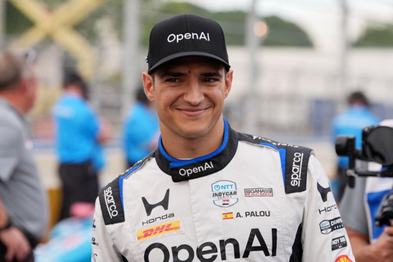 ARCHIVO - Alex Palou tras la clasificaciónprevio al Gran Premio de la IndyCar en Washington, el 22 de agosto de 2026. (AP Foto/Alex Brandon)