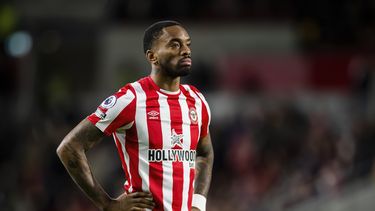 ARCHIVO - El delantero Ivan Toney del Brentford de la Liga Premier durante el partido contra Bournemouth, el sábado 14 de enero de 2023. (AP Foto/Leila Coker)