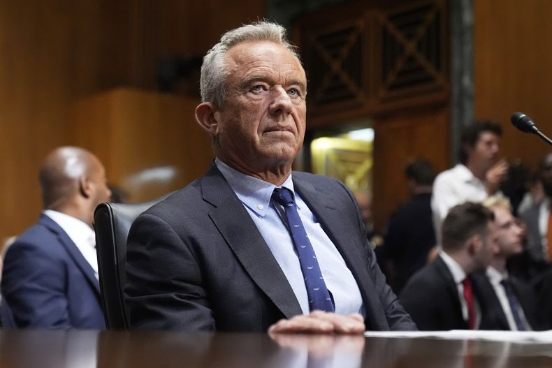 El secretario de Salud estadounidense Robert F. Kennedy Jr en el Congreso en Washington el 4 de septiembre del 2025. (AP foto/Mark Schiefelbein)