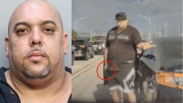 ira en la carretera: arrestan a chofer de origen cubano que amenazo a otro con un arma de fuego en hialeah