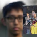 Harrison Li muestra una foto de su padre, Kai Li, en Palo Alto, California, el 23 de enero del 2024. (AP foto/Jeff Chiu)
