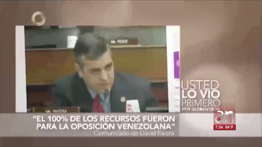 difunden video manipulado de reportajes de america noticias, en el caso david rivera-pdvsa