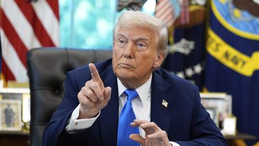 El presidente Donald Trump en la Oficina Oval de la Casa Blanca, el viernes 19 de septiembre de 2025, en Washington. (AP Foto/Alex Brandon)