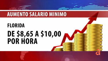florida aumentara el salario minimo a $10 la hora a partir de este jueves