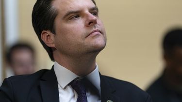 El representante republicano Matt Gaetz en el Congreso en Washington, el 22 de septiembre de 2023.. (Foto AP /J. Scott Applewhite)
